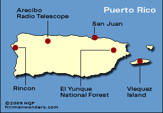 Puerto Rico Map