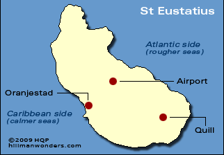 St Eustatius Map