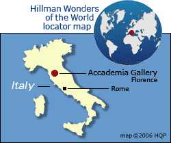 Accademia Gallery Map