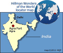 Agra Fort Map