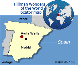 Avila Walls Map