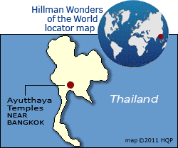 Ayutthaya Temples Map