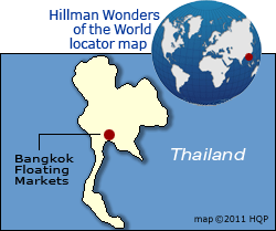 Bangkok Floating Markets Map