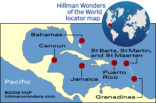 Caribbean Islands Map