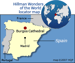 Burgos Cathedral Map