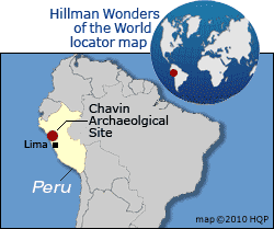 Chavin de Huantar Map