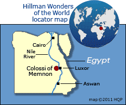 Colossi of Memnon Map