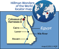 Colossus of Rameses II Map