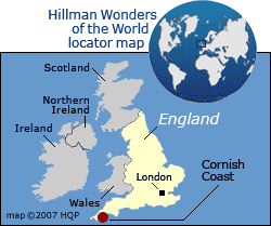 Cornish Coast Map