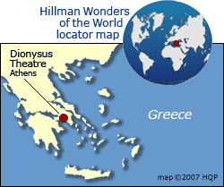 Dionysus Theatre Map