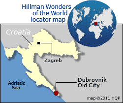 Dubrovnik Old Town Map