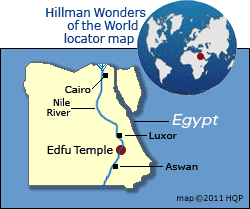 Edfu Temple Map