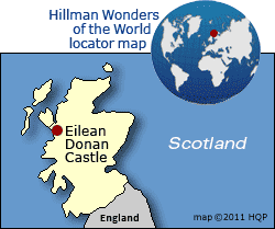 Eilean Donan Castle Map