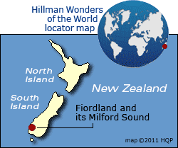 Fiordland National Park Map