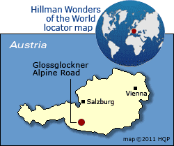 Grossglockner Alpine Road Map