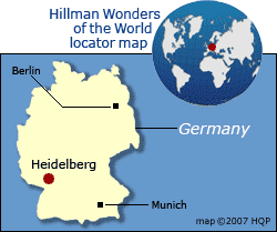 Heidelberg Castle/Town Map