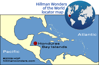 Honduras Bay Islands Map