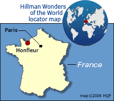 Honfleur Harbor Map