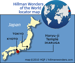 Horyuji Temple Map