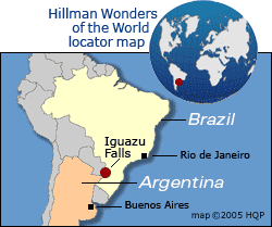 Iguazu Falls Map