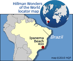 Ipanema Beach Map