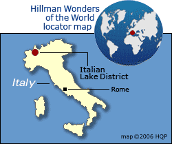 Italian Lake District Map