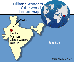Jantar Mantar Observatory Map
