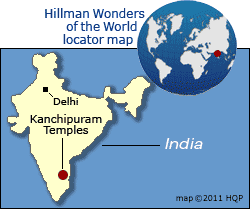Kanchipuram Temples Map
