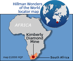 Kimberly Diamond Mines Map