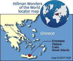 Knossos Palace Map