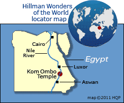 Kom Ombo Temple Map