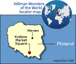 Krakow Market Square Map