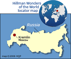 Kremlin in Moscow Map