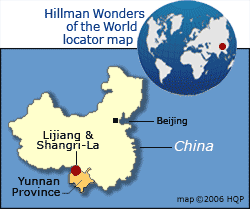 Lijiang Shangri La Map