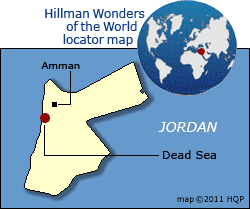 Dead Sea Jordan Map
