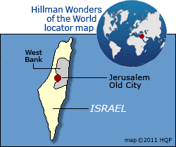 Jerusalem Old City Map