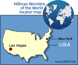 Las Vegas Strip - Night Map
