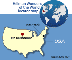 Mount Rushmore Map