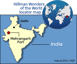 Mehrangarh Fort Map