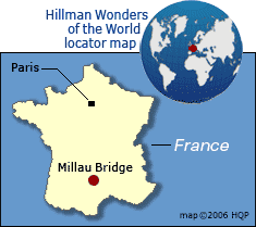 Millau Bridge Map