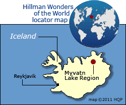 Myvatn Lake Region Map