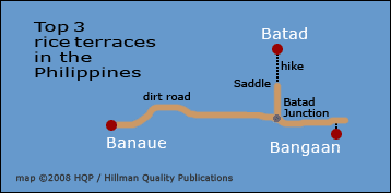 Banaue Rice Terraces Map
