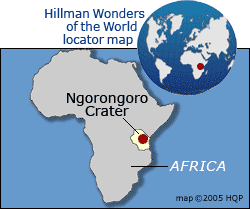Ngorongoro Crater Map