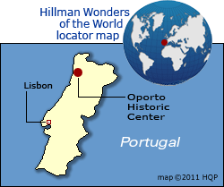Oporto Historical Center Map