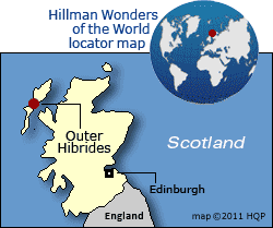 Outer Hebrides Islands Map