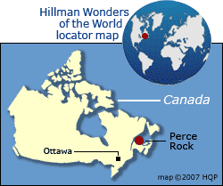 Perce Rock Map