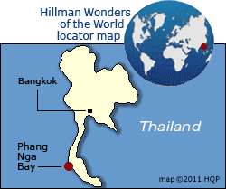 Phang Nga Bay Map
