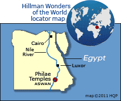 Philae Temples Map