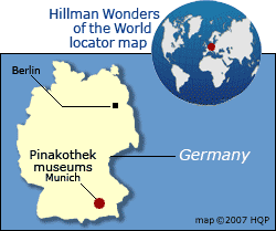 Pinakothek Museums Map