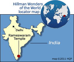 Rameswaram Temple Map